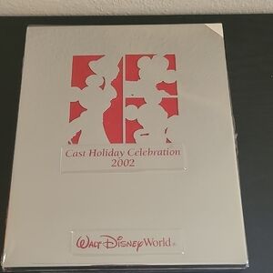 2002 Walt Disney World Mickey Mouse Cast Holiday Celebration Picture Frame